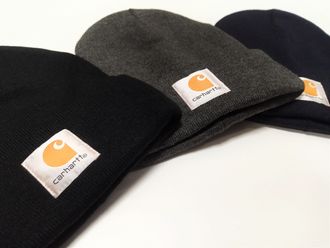 Шапка Carhartt Classic Beanie Черный / Темно - Серый / Темно - Синий