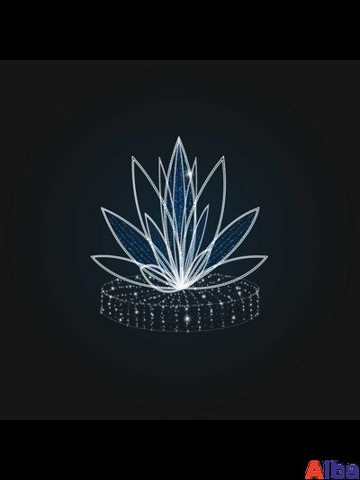 Фонтан светодиодный ЛОТОС 3,0 м