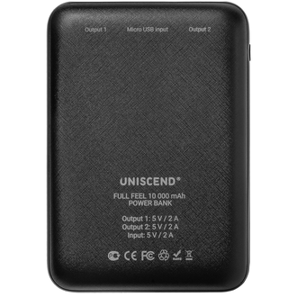 Внешний аккумулятор Uniscend с индикатором, 10000 mAh