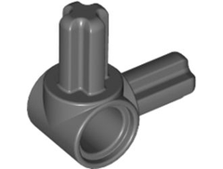 Technic, Axle and Pin Connector Hub with 2 Perpendicular Axles, Dark Bluish Gray (10197 / 6005331)