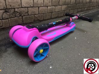 Трехколесный самокат Scooter Super Maxi Складной Розовый