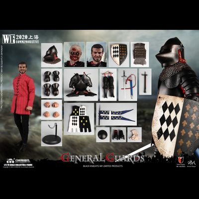 Страж генерала (Черный рыцарь, лимитированная версия) - Коллекционная ФИГУРКА 1/6 scale SERIES OF EMPIRES (DIECAST ALLOY) - GENERAL GUARDS (BLACK KNIGHTS WF2020 LIMITED VERSION) (SE2001) - COOMODEL