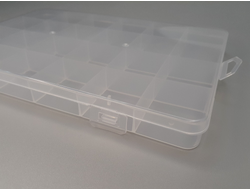 Коробка 24 ячейки для камней, пластик (19*13*2 см, 65 г) №25782