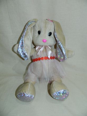 Заяц в платье  (40 см от ног)
