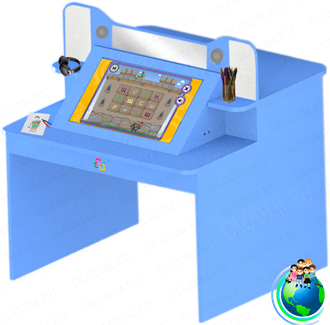 Логопедический стол «Лого» ОДИН (1 ребенок + 1 педагог)