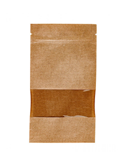 Пакет бумаж. "дой-пак" с/о 40мм (крафт, зип), 200*300 (45+45)мм