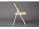 Стул складной Secret De Maison FOLDER (mod. 032) каркас: металл, сиденье/спинка: экокожа, 41*51*76см, желтый