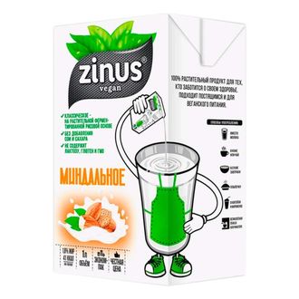 Молоко миндальное,1,8%, 1л (Zinus)