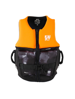 Спасательный жилет для гидроцикла неопрен мужской Jetpilot 3SXTY HYPERFLEX S-GRIP ECO CHAR/ORG L50 - M