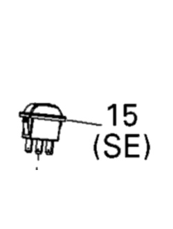 Кнопка реверса оригинал BRP 515176844 для BRP LYNX/Ski-Doo