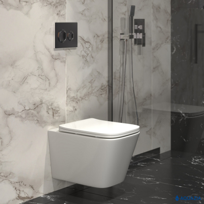 Инсталляция VISAM SLIM 525 для подвесного унитаза (O3 Хром глянец)