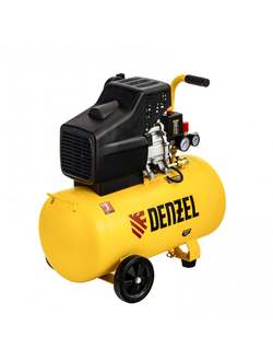 Компрессор воздушный прямой привод DC1700/50, 1.7 кВт, 50 литров, 260 л/мин Denzel