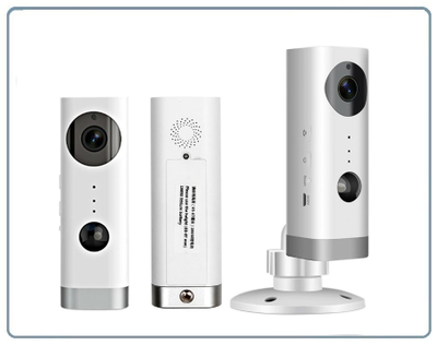 Комнатная беспроводная WiFi видеокамера на аккумуляторе с DVR, Full HD (до 35 дней) (ic See)