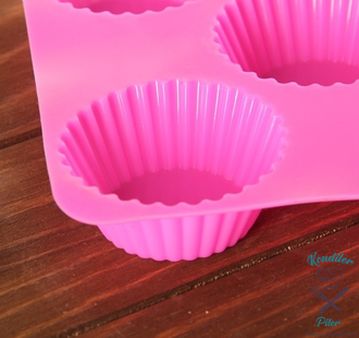 Форма для выпечки «Круг. Риб», 18×18 см, 5 ячеек (6,5×6,5×3,5 см), цвет МИКС