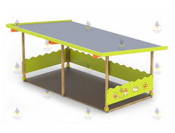 1348.2 Беседка большая тип-5 (зеленый)