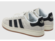 Adidas Campus 00s Crystal White Black (Экозамша) сзади