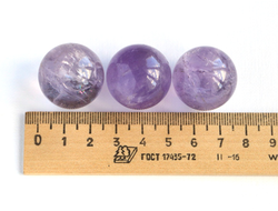 Шар Аметист в ассортименте, Бразилия (25 мм, 22 г) №13644