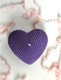 Свеча "Сердце" Фиолет