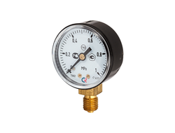 Манометр углекислотный 0-1,0 МПа (М12х1,5) с поверкой