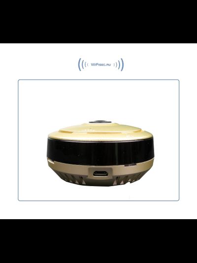 Потолочная/настенная WiFi видеокамера панорамная с DVR (fish_ufo_R), 960P HD (360EyeS)