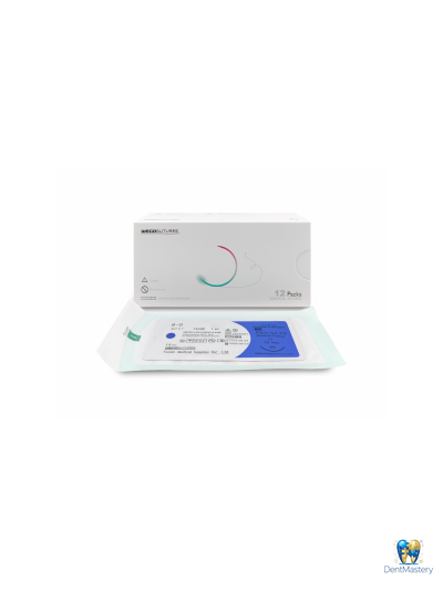 Мононить WEGO Polypropylene USP 6-0, обратно режущая игла 3/8 13 мм, 75 см — артикул P63133-75