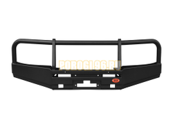 Передний силовой бампер серии Туризм на Mitsubishi L200 IV 2006-2014 (02.030.01)