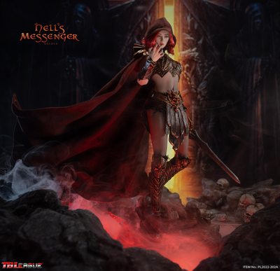 Адская вестница в золотом - КОЛЛЕКЦИОННАЯ ФИГУРКА 1/6 Hell's Messenger Golden (PL2022-202A) - TBLeague