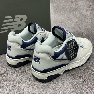 New Balance 550 White Quarry Blue