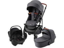 Коляска 3в1 Britax Roemer Smile 5Z Midnight Grey + BS CORE Space Black
