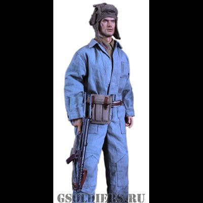 Советский танкист (механик-водитель) - коллекционная фигурка 1/6 WWII The Soviet Tank Corps Suit AL100012A - Alert Line