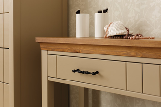 Консоль Дания на 2 ящика из массива сосны 106 х 32,5 х 78 см