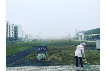 Семейный субботник на Древлянке-8, 05.05.2018