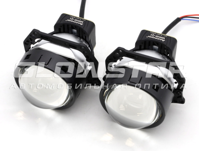 Билед модули Aozoom МИНИ-Q1 3.0 дюйма, 2 чипа, 5500K, 12V, 53W/62W, крепление 3R