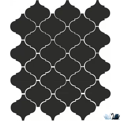 Плитка Kerama Marazzi Арабески 26 х 30 см черная глянцевая, арт. 65001