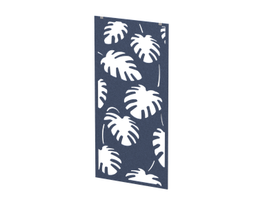 Акустическая подвесная перегородка с декором "Пальмы" (фурнитура в комплекте)