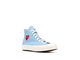 высокие кеды Converse comme des garçons голубые 168300C