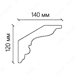Карниз орнаментальный SK46N (наборный)