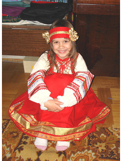 Русский народный костюм для девочки