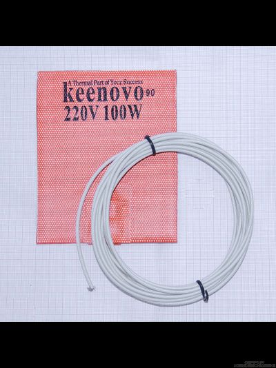 Гибкая нагревающая пластина 100 Вт 220 В (101х127) (терм.90) Keenovo