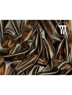 Бифлекс-парча, цв. Темная бронза на черном