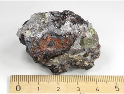 Апатит, кристаллы на породе, Мексика (43*35*31 мм, 55 г) №26246