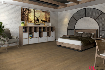 SPC ламинат Damy Floor Family Дуб Мокко / Mocha Oak 0030-6