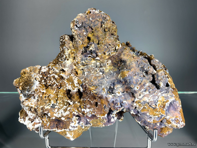 Халцедон почки, опал, на яшмовидной породе. Россия. 200*165*80мм