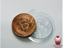 Форма пластик Биткоин