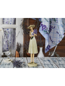 СТАТУЭТКА "ЛАВАНДОВАЯ ВЕСНА 2" 7,5*6,5 СМ. ВЫСОТА 26 СМ