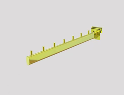 G-U646Z Кронштейн на овал трубу прямой 7 штырьков золото