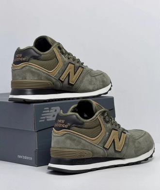 New Balance Classic 574 Khaki С Мехом