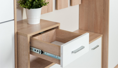 Прихожая ИНТЕР Дуб сонома/Белый