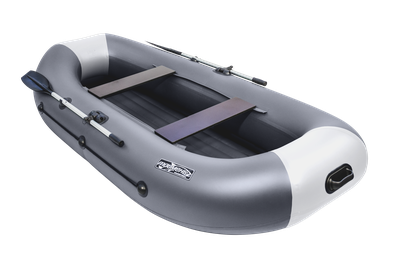 Надувная лодка Таймень V-290 НД графит светло-серый - mnelodku.ru