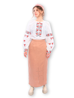 Юбка на запах «Тарусская финифть»